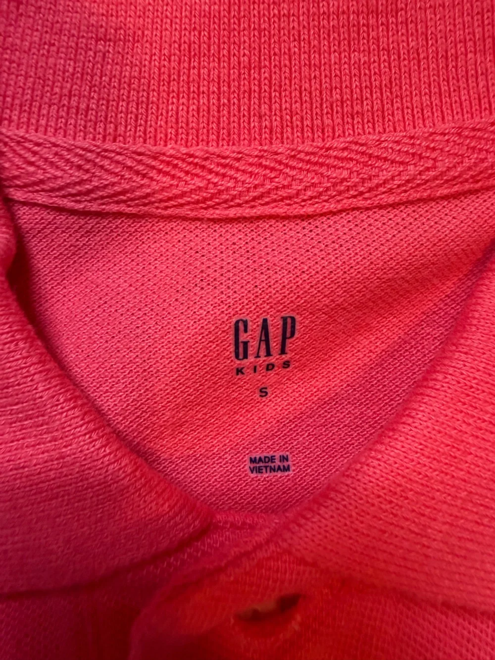 GAP Red and Navy USA Polo Shirt
